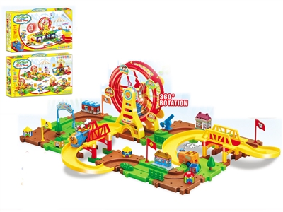 B/O TRAIN W/BUILDING BLOCK 71PCS - HP1071079