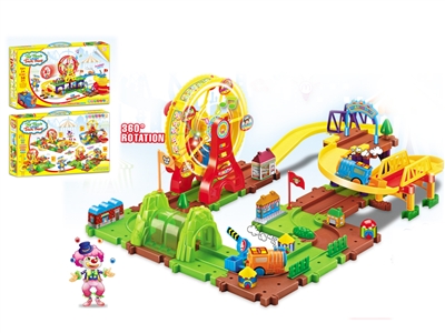 B/O TRAIN W/BUILDING BLOCK 68PCS - HP1071080