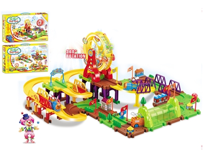 B/O TRAIN W/BUILDING BLOCK 122PCS - HP1071083
