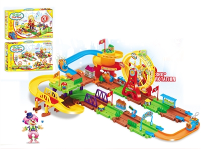 B/O TRAIN W/BUILDING BLOCK 76PCS - HP1071084