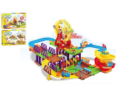 B/O TRAIN W/BUILDING BLOCK 84PCS - HP1071085