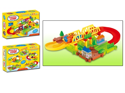 B/O TRAIN W/BUILDING BLOCK 30PCS - HP1071088