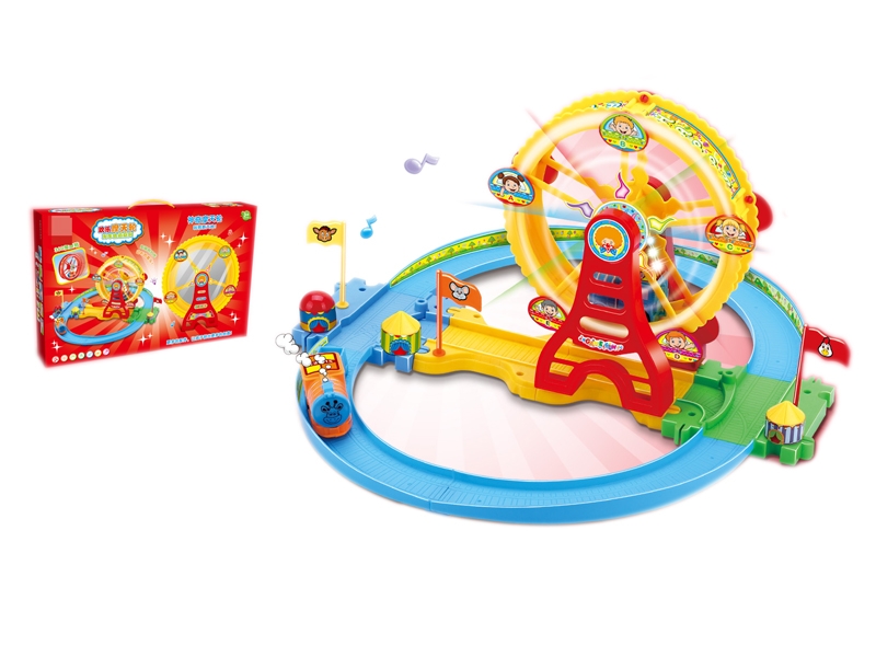 B/O TRAIN W/BUILDING BLOCK 18PCS - HP1071089