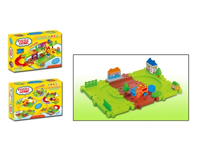 B/O TRAIN W/BUILDING BLOCK 19PCS - HP1071091