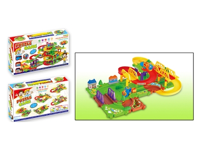 B/O TRAIN W/BUILDING BLOCK 49pcs - HP1071097