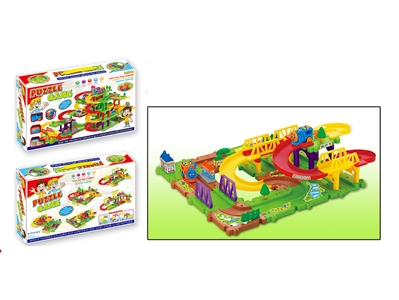 B/O TRAIN W/BUILDING BLOCK 51pcs - HP1071099