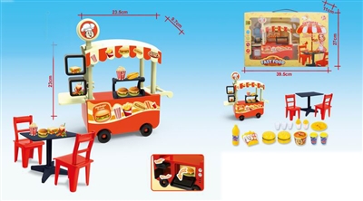 FAST FOOD CART (18 PCS) - HP1071333