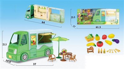 FRUIT CART W/LIGHT & MUSIC (26 PCS) - HP1071346