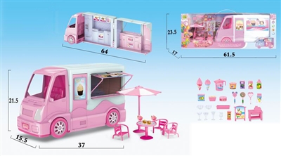 ICE CREAM CART W/LIGHT & MUSIC (31 PCS) - HP1071349