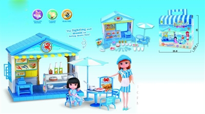 SEAFOOD RESTAURANT W/MUSIC & LIGHT (30 PCS) - HP1071373