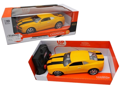 1:22 2 FUNCTION R/C CAR ORANGE/YELLOW NOT INCLUDE BATTERY - HP1071535