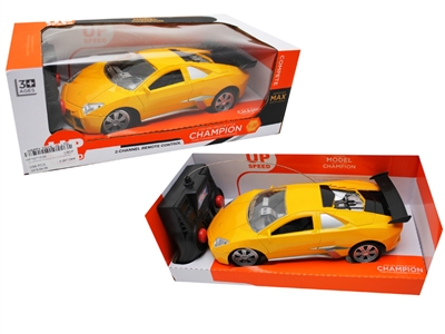 1:22 2 FUNCTION R/C CAR ORANGE/YELLOW NOT INCLUDE BATTERY - HP1071536