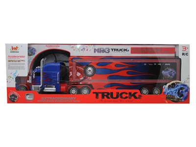 4 FUNCTION R/C CONTAINER TRUCK W/MP3 INCLUDED BATTERY - HP1072092