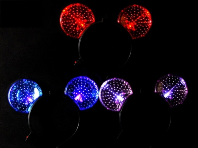 FLASHING HEAD BAND，RED/BLUE/WHITE COLOUR ASST - HP1072179