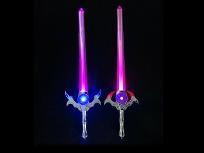 FLASHING SWORD，ELECTROPLATE HANDLE，5 LED，SPACE SOUND - HP1072184