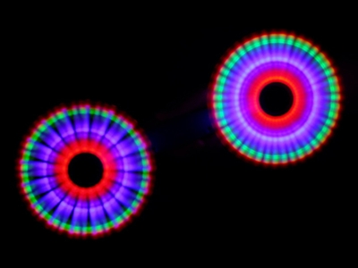 FLASHING DOUBLE WINDMILL，6 LED - HP1072220