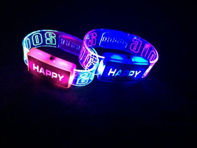 FLASHING WRIST STARP，2 LED，2 COLOUR - HP1072225