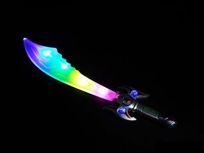 FLASHING SWORD W/MUSIC，COLOURFUL HANDLE - HP1072243