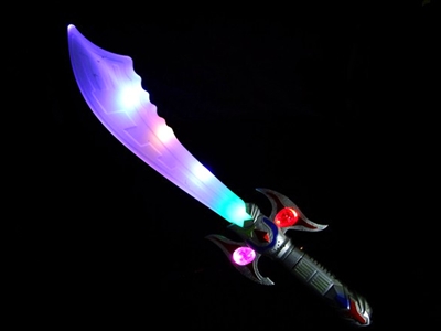 FLASHING SWORD W/MUSIC，COLOURFUL HANDLE - HP1072245