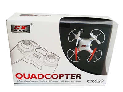 2.4G MINI R/C QUADCOPTER WHITE/ORANGE/GREEN - HP1072312