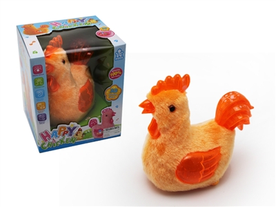 B/O BUMP & GO COCK W/LIGHT & MUSIC ORANGE/PINK - HP1073047