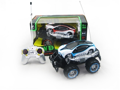 R/C 4 CHANNEL CAR W/LIGHT, NOT INCLUDED BATTERY BLUE/ORANGE - HP1073209