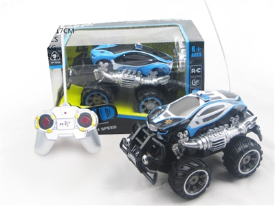 R/C 4 CHANNEL CAR W/LIGHT, NOT INCLUDED BATTERY BLUE/BLACK - HP1073213