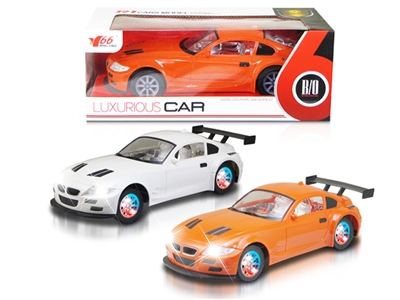 B/O BUMP & GO CAR W/LIGHT & MUSIC WHITE/ORANGE - HP1074312