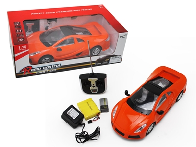 4FUNCTION R/C CAR W/LIGHT RED/ORANGE/BLACK - HP1074435