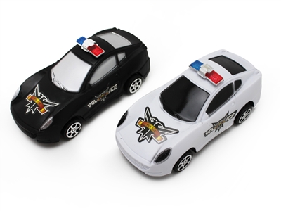 PULL LINE POLICE CAR BLACK/WHITE - HP1074880