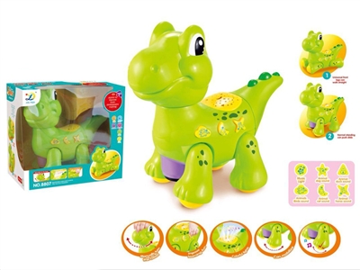B/O BUMP AND GO DINOSAUR W/LIGHT & MUSIC（STAND & GLIDE)  - HP1075024