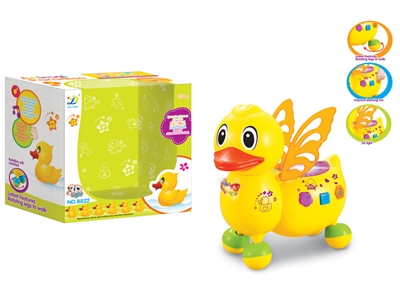 B/O BUMP AND GO DUCK W/LIGHT & MUSIC（STAND & GLIDE)  - HP1075025