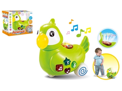 PULL LINE PARROT W/LIGHT & MUSIC & PROJECTION - HP1075027