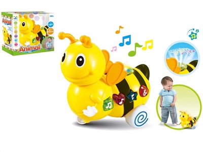 PULL LINE BEE W/LIGHT & MUSIC & PROJECTION - HP1075029
