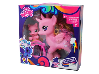 VINYL HORSE W/LIGHT & MUSIC & ACCESSORIES  - HP1075093