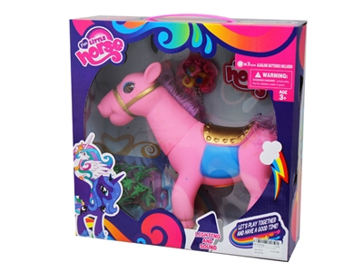 VINYL HORSE W/LIGHT & MUSIC & ACCESSORIES  - HP1075094