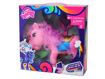 VINYL HORSE W/LIGHT & MUSIC & ACCESSORIES  - HP1075098