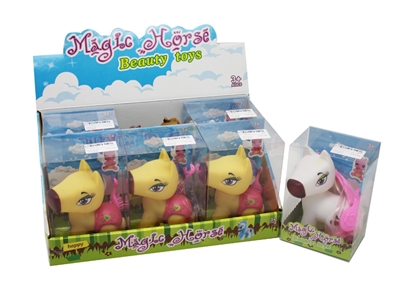 VINYL HORSE W/ACCESSORIES 6PCS/DISPLAY BOX - HP1075517