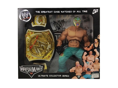 WRESTLER SET W/GOLD BELT - HP1075841