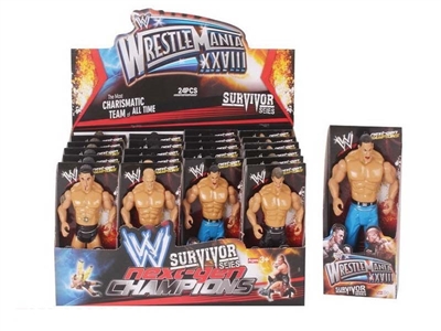 WRESTLER SET 8ASST 24PCS/DISPLAY BOX - HP1075855