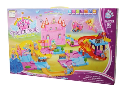 B/O TRAIN W/BUILDING BLOCK & LIGHT & MUSIC - HP1075868