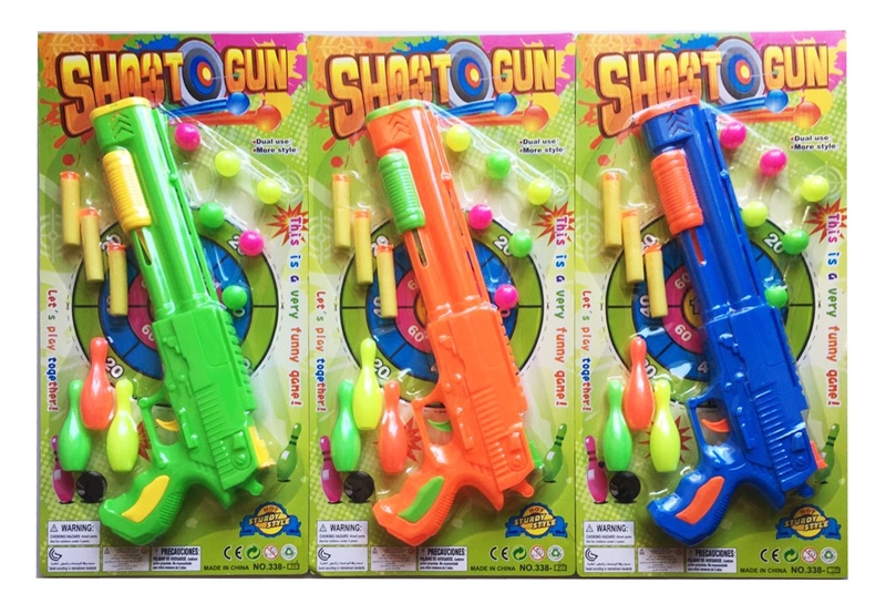SOFT SHOOTING GUN W/PING PONG BALL - HP1076231