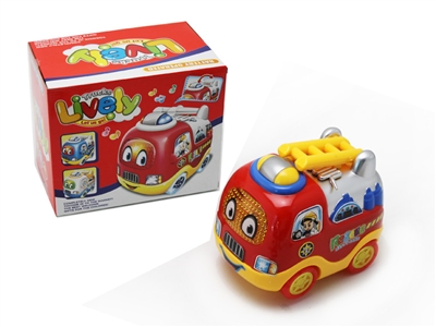 B/O BUMP & GO FIRE CONTROL CAR W/LIGHT & MUSIC - HP1076321