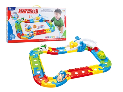 214CM SEESAW RAIL B/O CAR & FREE WAY CAR,SEESAW W/LIGHT & MUSIC - HP1076828