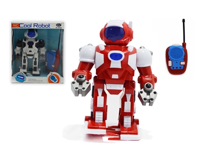 R/C ROBOT W/LIGHT & MUSIC RED/WHITE - HP1077260