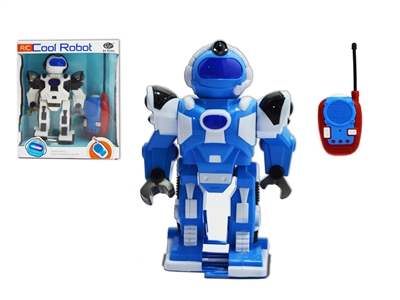 R/C ROBOT W/LIGHT & MUSIC BLUE/WHITE - HP1077261