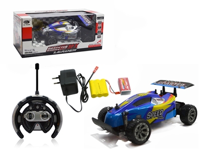 4 FUNCTION 1:18 R/C KART BLUE/SILVER INCLUDED BATTERY - HP1077263