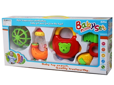 BABY RATTLE SET W/SOFT RUBBER BALL - HP1077293