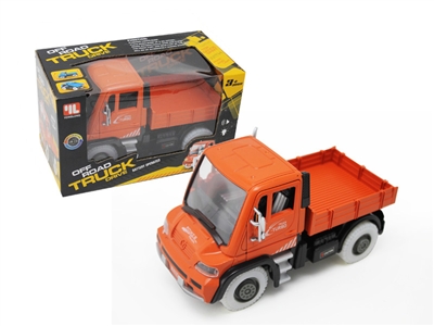 B/O BUMP & GO CAR  ORANGE/BLUE NOT INCLUDE BATTERY - HP1077388