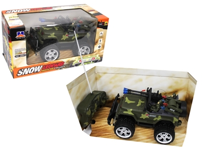 1:14 Four remote control off-road military vehicles, charging 40m - HP1077485